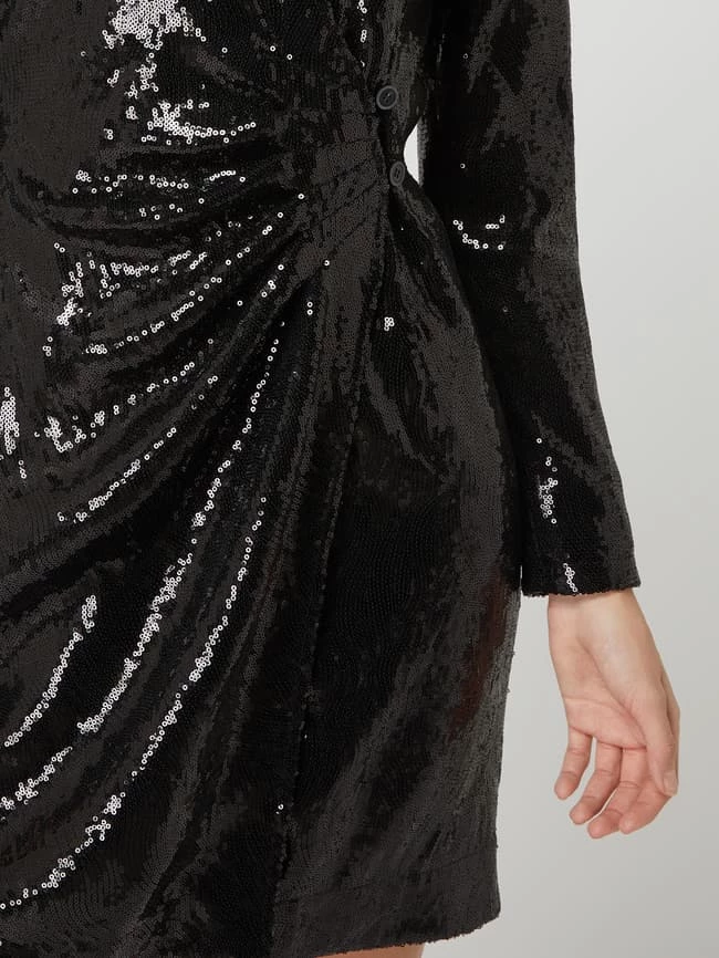 Cinque Cocktailkleid Mit Pailletten Modell 'Cievi' - Schwarz 5 Cinque Cocktailkleid Mit Pailletten Modell 'Cievi' - Schwarz – Bild 3