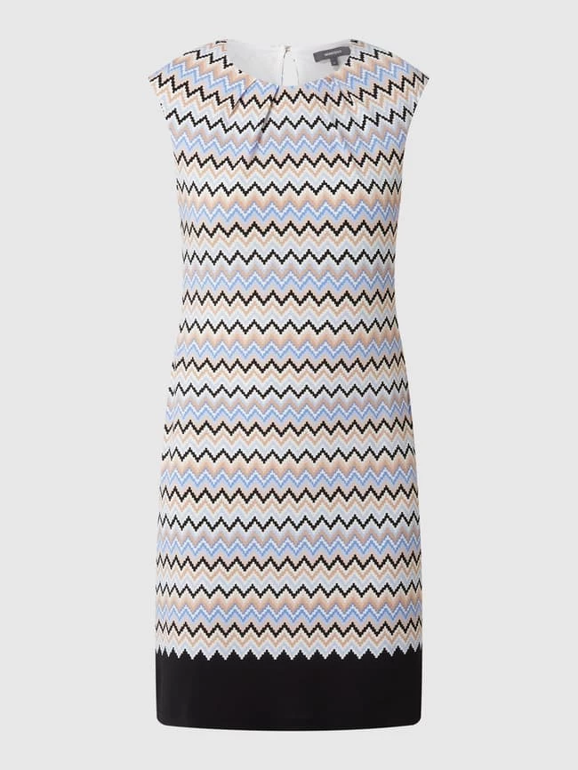 Montego Midikleid Mit Allover-Muster - Marineblau 4 Montego Midikleid Mit Allover-Muster - Marineblau – Bild 2