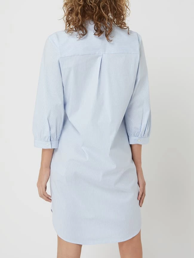 Comma Blusenkleid Mit Streifenmuster - Weiß 7 Comma Blusenkleid Mit Streifenmuster - Weiß – Bild 5