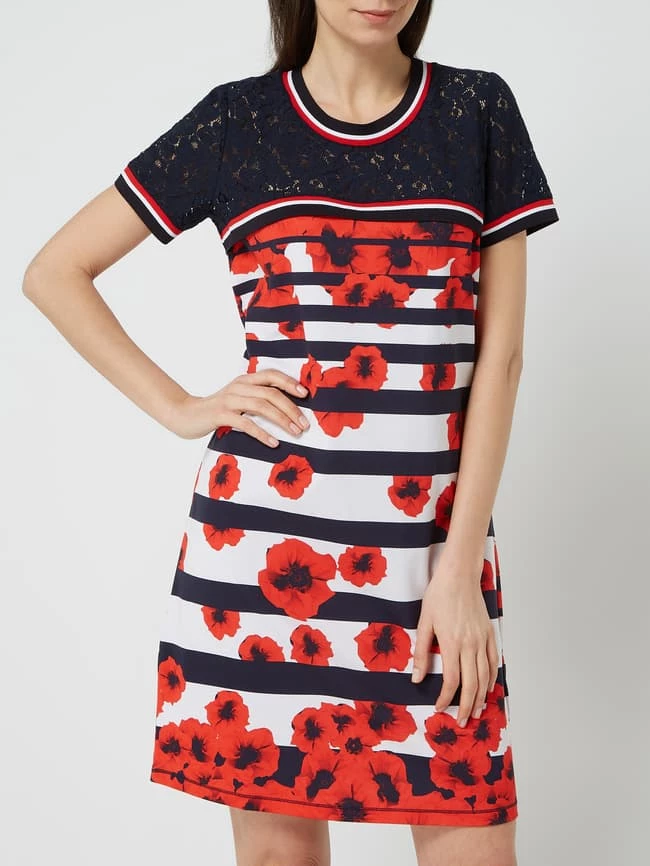 Sportalm Kleid Mit Spitze - Dunkelblau 6 Sportalm Kleid Mit Spitze - Dunkelblau – Bild 4