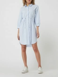 Comma Blusenkleid Mit Streifenmuster - Weiß