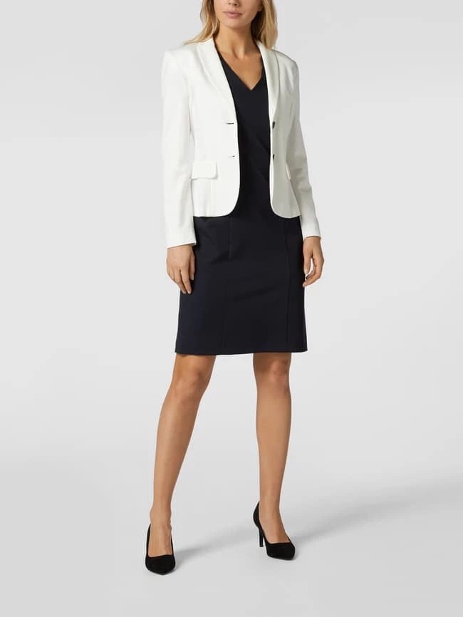 Gerry Weber Etuikleid Mit Kurzen Ärmeln - Marineblau 3 Gerry Weber Etuikleid Mit Kurzen Ärmeln - Marineblau