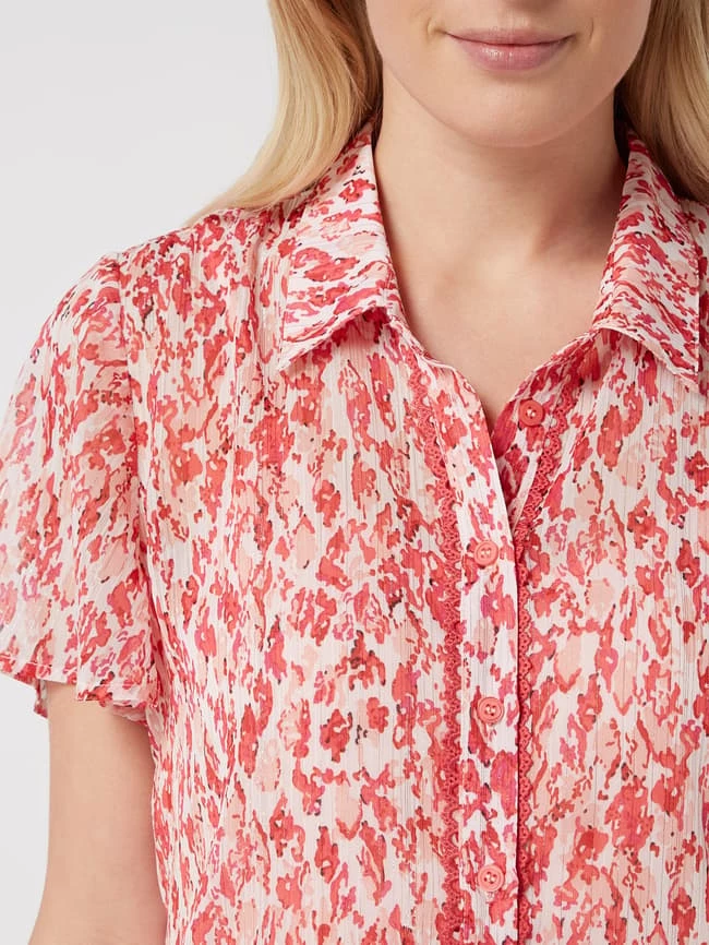 FREEBIRD Blusenkleid Aus Chiffon Modell 'Celeste' - Rot 5 FREEBIRD Blusenkleid Aus Chiffon Modell 'Celeste' - Rot – Bild 3