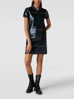 Polo Ralph Lauren Knielanges Kleid Mit Paillettenbesatz - Anthrazit