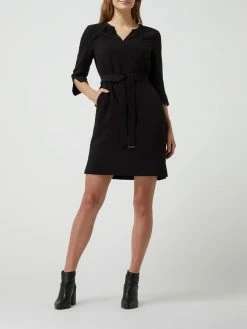 S.Oliver BLACK LABEL Kleid Mit Taillengürtel - Schwarz