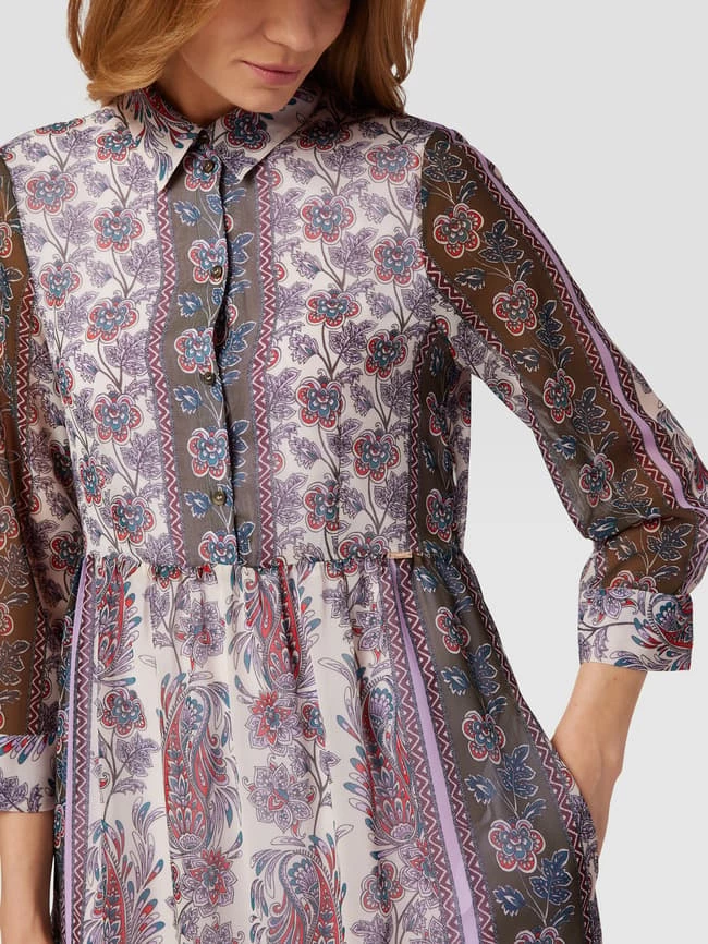 Cinque Hemdblusenkleid In Midilänge - Khaki 5 Cinque Hemdblusenkleid In Midilänge - Khaki – Bild 3