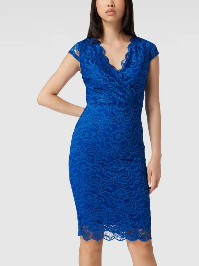 Lipsy Cocktailkleid Mit Kappärmeln - Royalblau 6 Lipsy Cocktailkleid Mit Kappärmeln - Royalblau – Bild 4