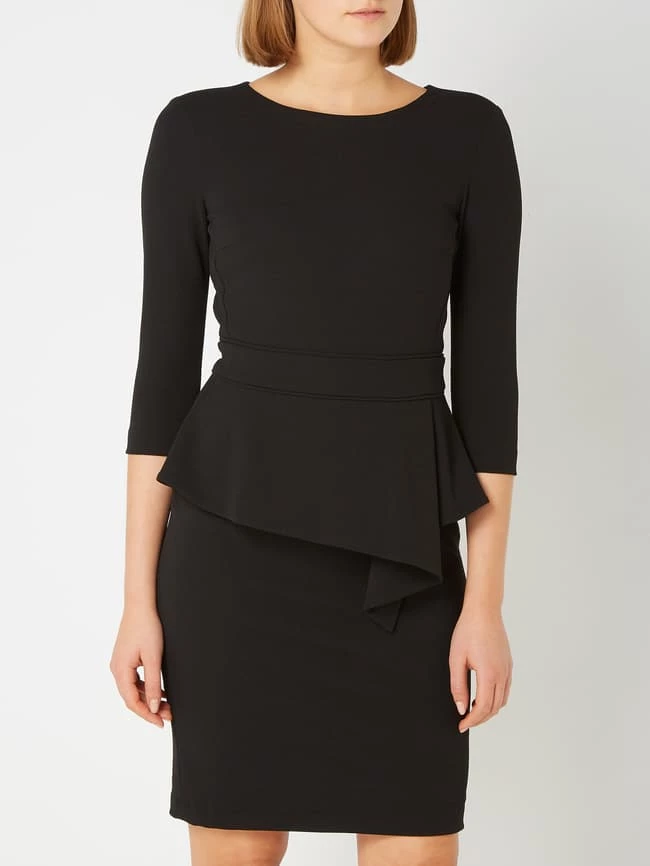 Paradi Etuikleid Mit Volantbesatz - Schwarz 6 Paradi Etuikleid Mit Volantbesatz - Schwarz – Bild 4