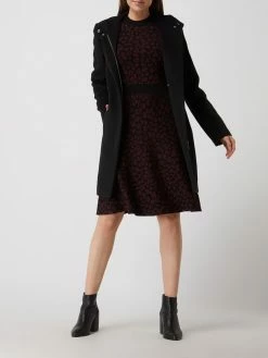 Jake*s Collection Jerseykleid Aus Viskosemischung - Bordeaux Rot