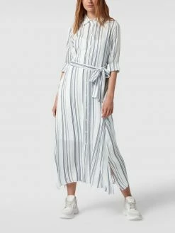 HUGO Hemdblusenkleid Mit Taillengürtel - Ecru