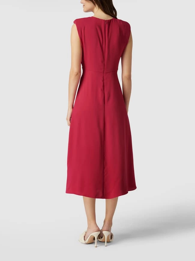 Mango Midikleid Mit Schulterpolstern - Fuchsia 7 Mango Midikleid Mit Schulterpolstern - Fuchsia – Bild 5