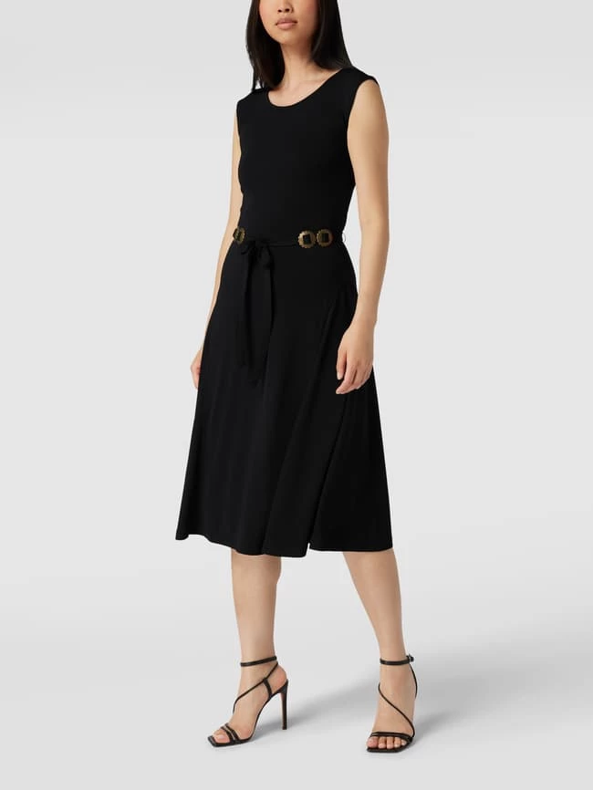 Lauren Ralph Lauren Midikleid Mit Taillengürtel Modell 'VABRIZIO' - Schwarz 3 Lauren Ralph Lauren Midikleid Mit Taillengürtel Modell 'VABRIZIO' - Schwarz