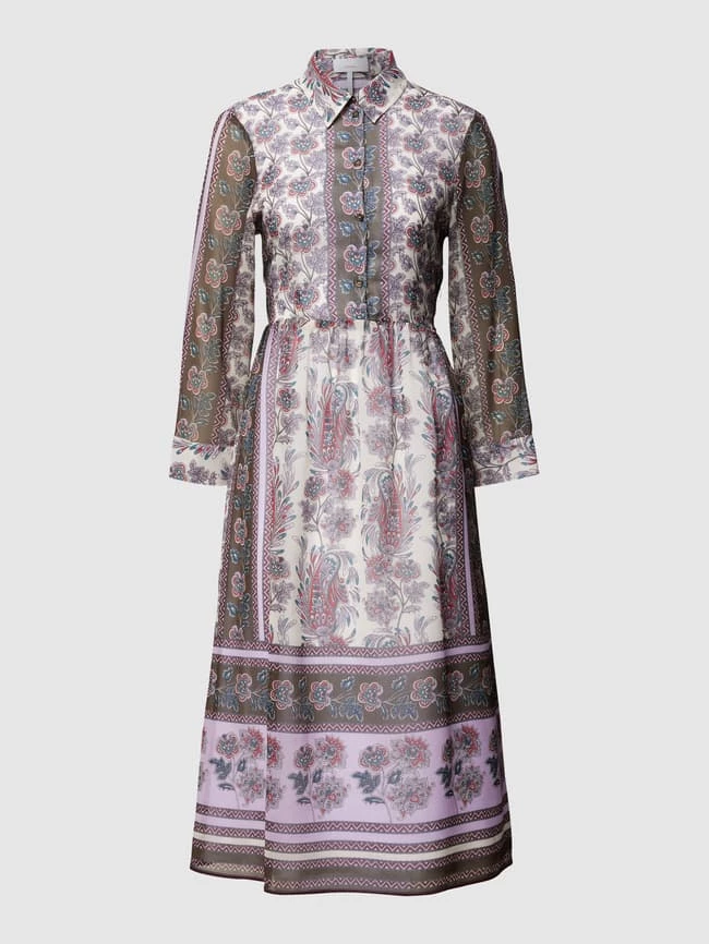 Cinque Hemdblusenkleid In Midilänge - Khaki 4 Cinque Hemdblusenkleid In Midilänge - Khaki – Bild 2