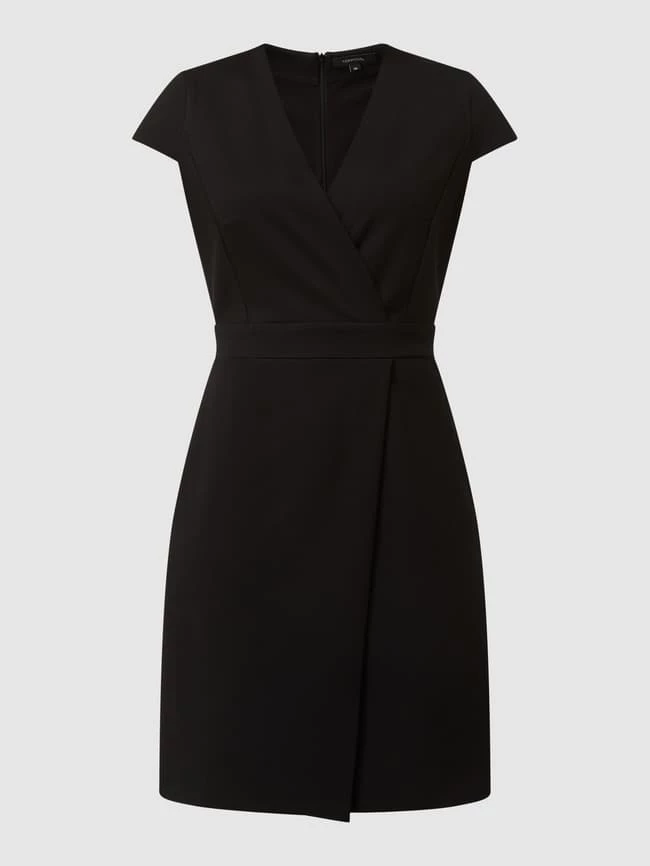 Comma Etuikleid In Wickel-Optik - Schwarz 4 Comma Etuikleid In Wickel-Optik - Schwarz – Bild 2