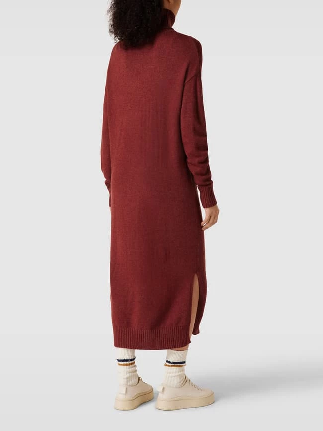 Vila Strickkleid Mit Rollkragen Modell 'Viril' - Rostrot 7 Vila Strickkleid Mit Rollkragen Modell 'Viril' - Rostrot – Bild 5