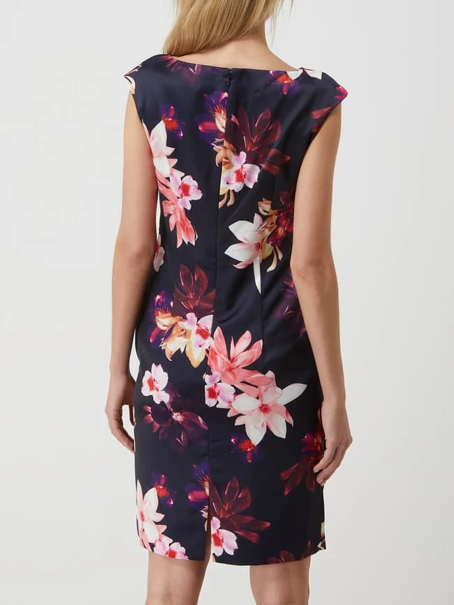 Christian Berg Cocktail Cocktailkleid Mit Floralem Muster - Marineblau Meliert 7 Christian Berg Cocktail Cocktailkleid Mit Floralem Muster - Marineblau Meliert – Bild 5