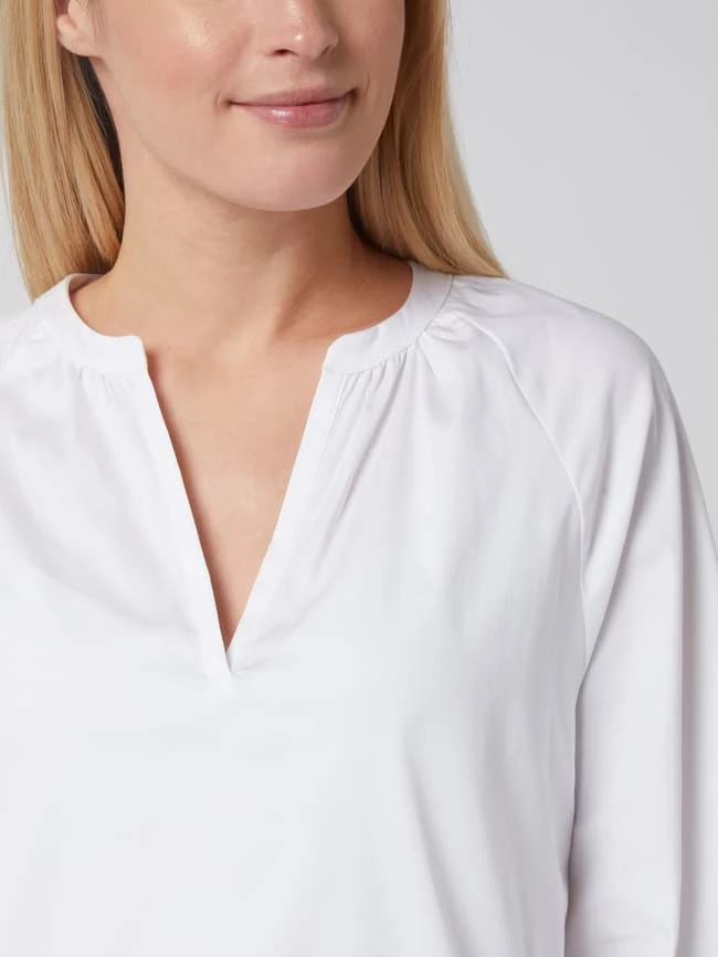 Risy & Jerfs Kleid Mit Tunikakragen Modell 'Marsala' - Weiß 5 Risy & Jerfs Kleid Mit Tunikakragen Modell 'Marsala' - Weiß – Bild 3