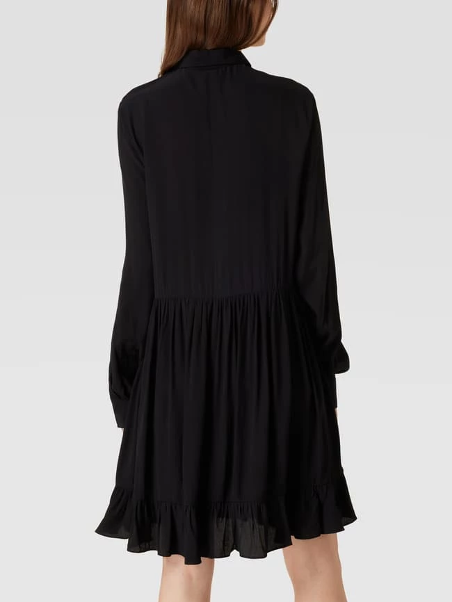 Tommy Jeans Knielanges Kleid Mit Label-Stitching Modell 'TIERED' - Schwarz 7 Tommy Jeans Knielanges Kleid Mit Label-Stitching Modell 'TIERED' - Schwarz – Bild 5