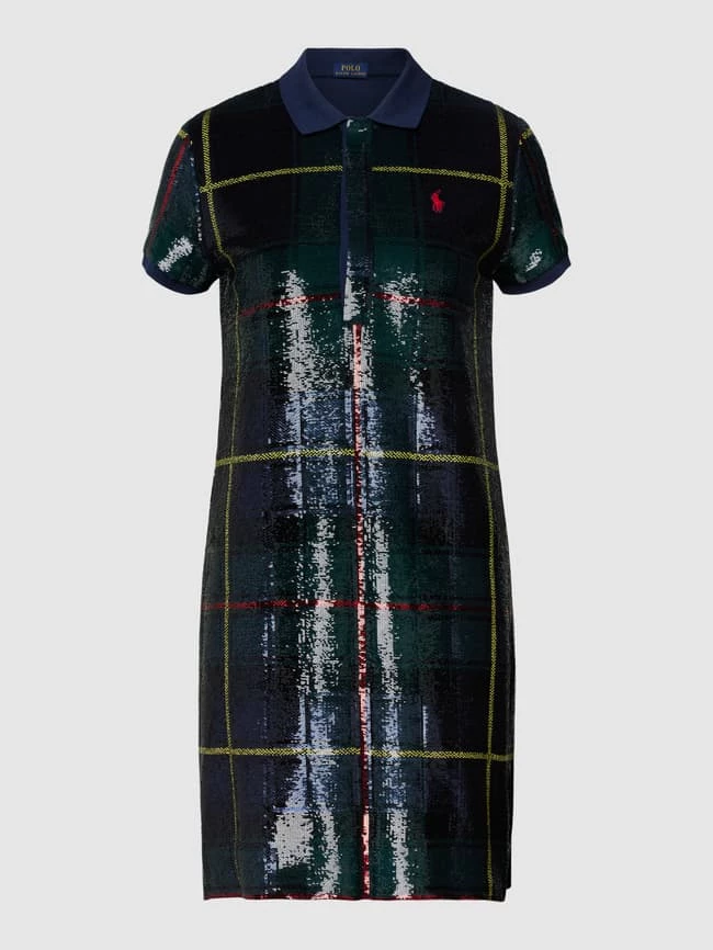 Polo Ralph Lauren Knielanges Kleid Mit Paillettenbesatz - Anthrazit 4 Polo Ralph Lauren Knielanges Kleid Mit Paillettenbesatz - Anthrazit – Bild 2