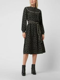 Stella Nova Kleid Mit Stern-Prints Modell 'Nichella' - Schwarz