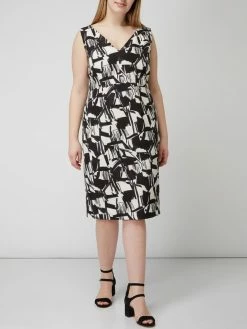 Persona By Marina Rinaldi PLUS SIZE - Kleid Mit Allover-Muster - Schwarz