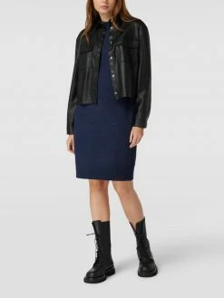 Montego Strickkleid Mit Rundhalsausschnitt - Dunkelblau