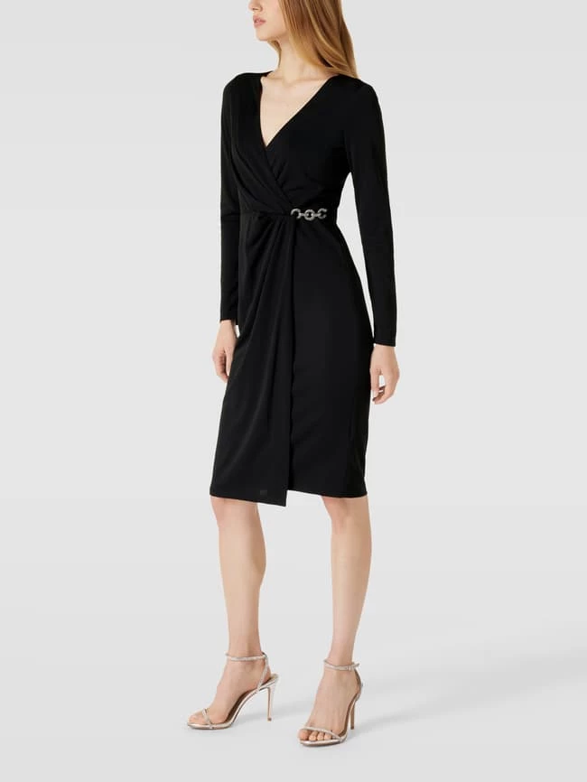 Lauren Ralph Lauren Cocktailkleid In Wickel-Optik Modell 'KINA' - Schwarz 3 Lauren Ralph Lauren Cocktailkleid In Wickel-Optik Modell 'KINA' - Schwarz