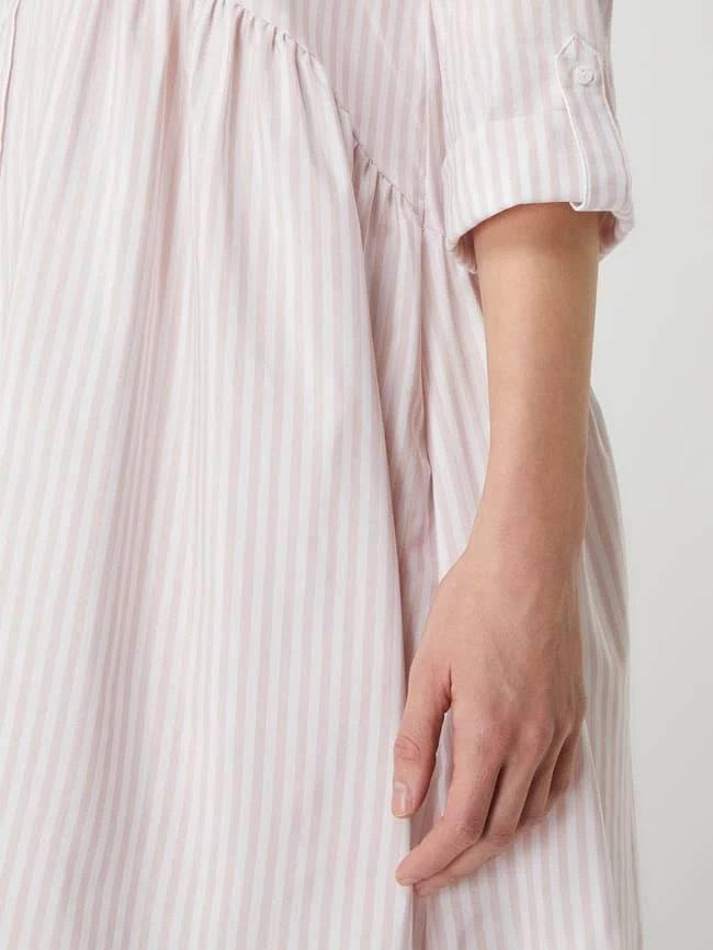 Only Blusenkleid Mit Streifenmuster Modell 'Ditte' - Rosa 5 Only Blusenkleid Mit Streifenmuster Modell 'Ditte' - Rosa – Bild 3
