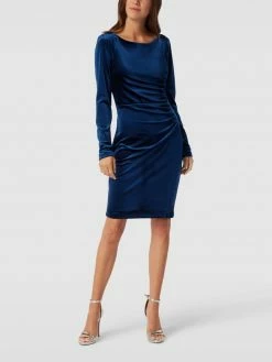 Paradi Cocktailkleid Aus Samt - Ozean Blau