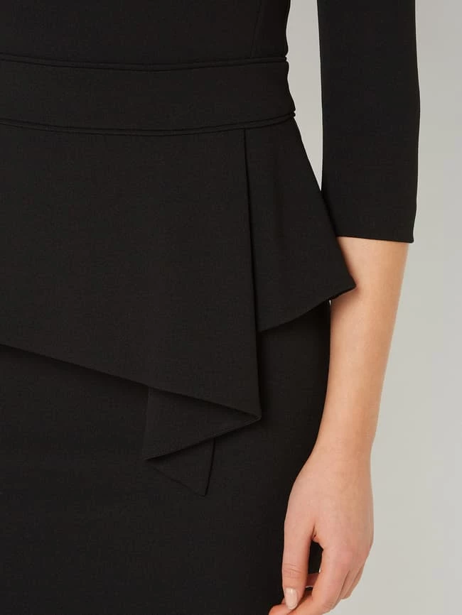 Paradi Etuikleid Mit Volantbesatz - Schwarz 5 Paradi Etuikleid Mit Volantbesatz - Schwarz – Bild 3