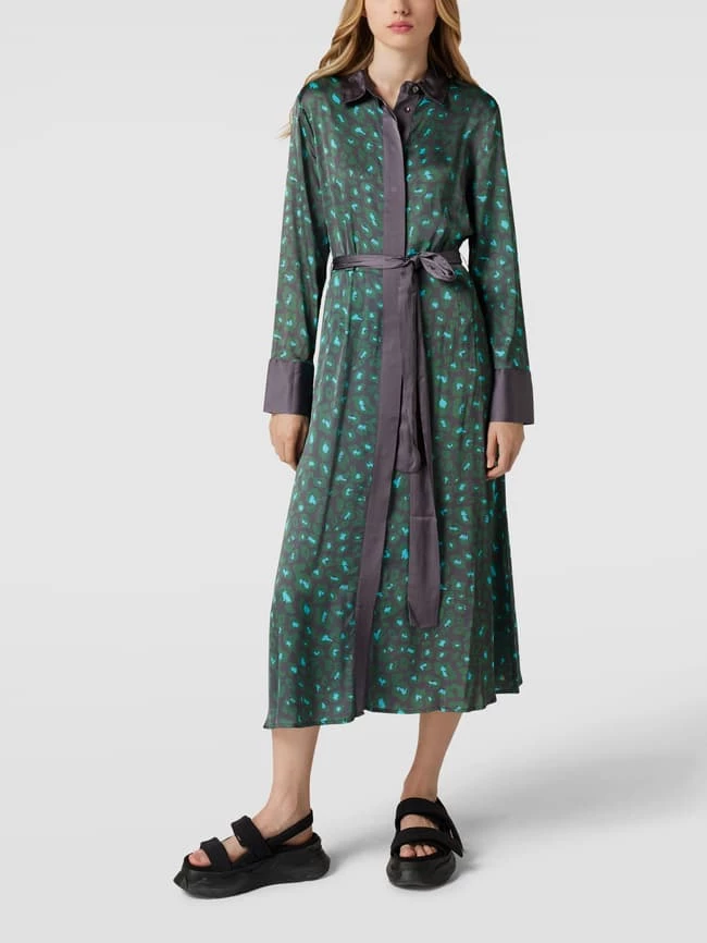 Delicate Love Midikleid Mit Allover-Muster Modell 'MINA' - Grün 3 Delicate Love Midikleid Mit Allover-Muster Modell 'MINA' - Grün