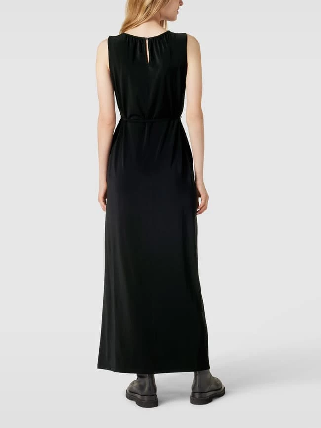 Comma Maxikleid Aus Viskose-Mix Mit Taillenband - Schwarz 7 Comma Maxikleid Aus Viskose-Mix Mit Taillenband - Schwarz – Bild 5