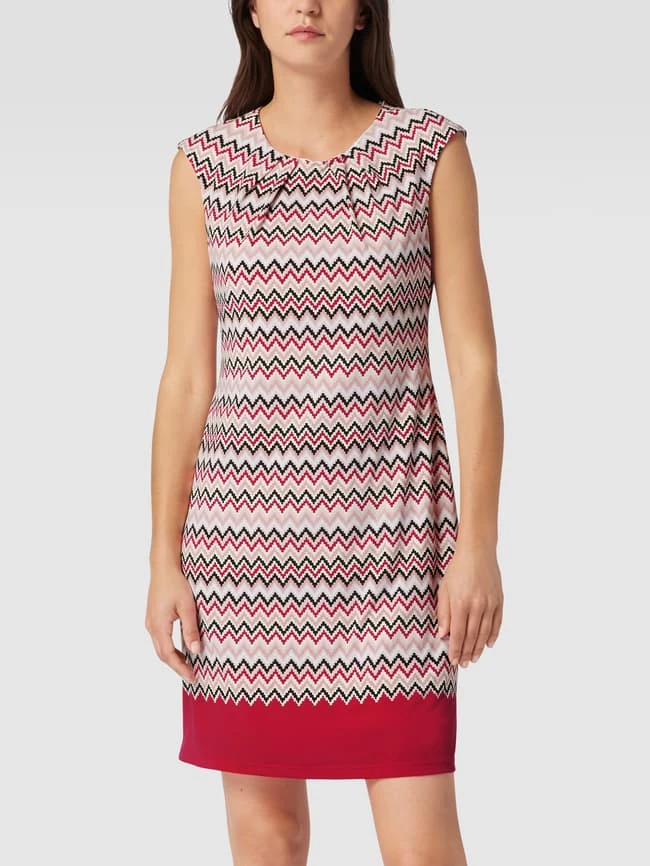 Montego Midikleid Mit Allover-Muster - Pink Meliert 6 Montego Midikleid Mit Allover-Muster - Pink Meliert – Bild 4