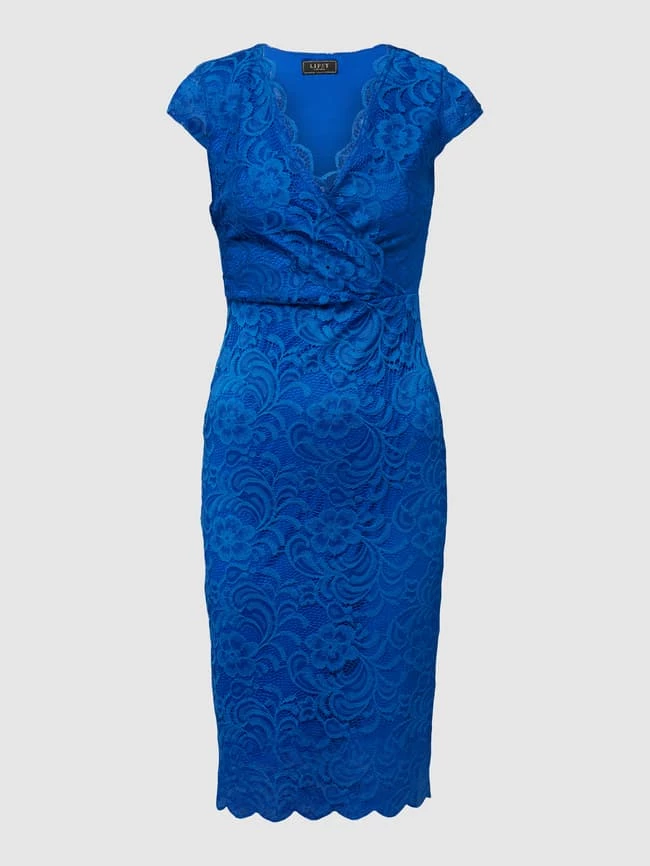Lipsy Cocktailkleid Mit Kappärmeln - Royalblau 4 Lipsy Cocktailkleid Mit Kappärmeln - Royalblau – Bild 2