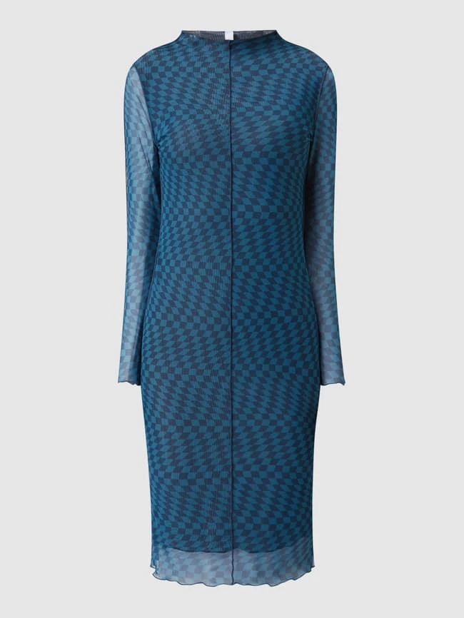 Only Kleid Aus Mesh Modell 'Nellie' - Blau 4 Only Kleid Aus Mesh Modell 'Nellie' - Blau – Bild 2