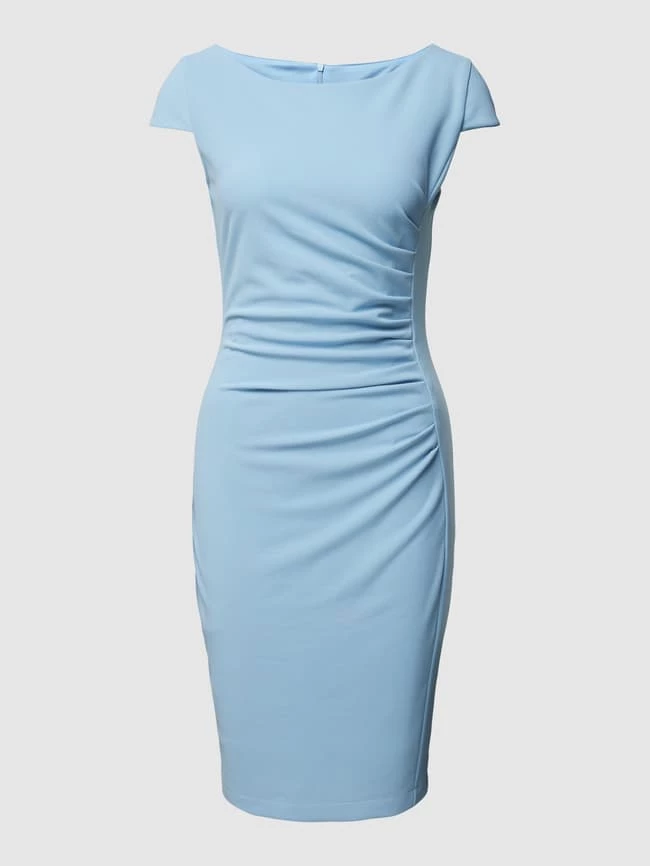 Paradi Etuikleid Mit Raffungen - Rauchblau 4 Paradi Etuikleid Mit Raffungen - Rauchblau – Bild 2