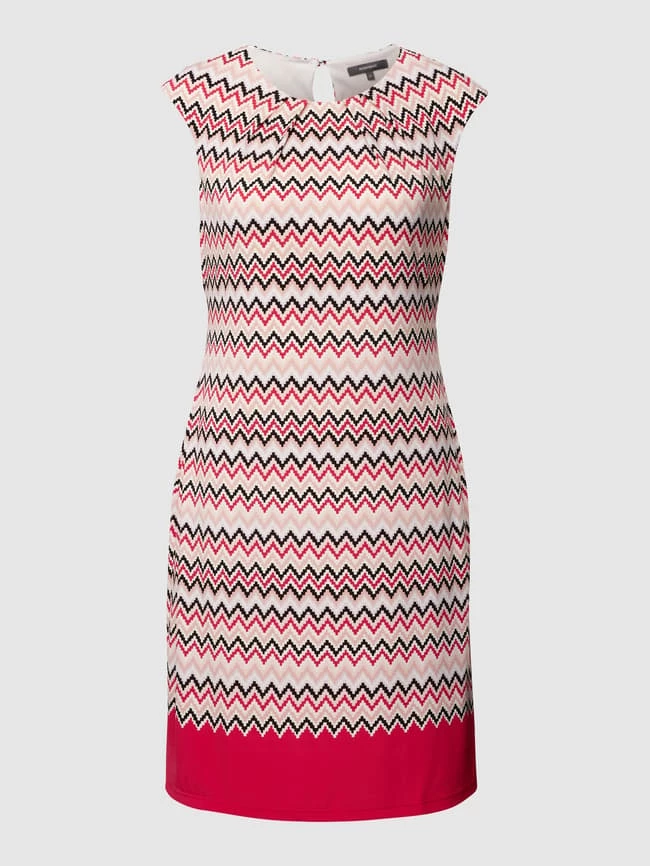 Montego Midikleid Mit Allover-Muster - Pink Meliert 4 Montego Midikleid Mit Allover-Muster - Pink Meliert – Bild 2