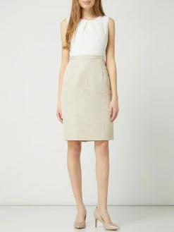 Christian Berg Cocktail Cocktailkleid Mit Jacquardmuster - Beige