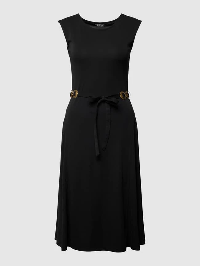 Lauren Ralph Lauren Midikleid Mit Taillengürtel Modell 'VABRIZIO' - Schwarz 4 Lauren Ralph Lauren Midikleid Mit Taillengürtel Modell 'VABRIZIO' - Schwarz – Bild 2