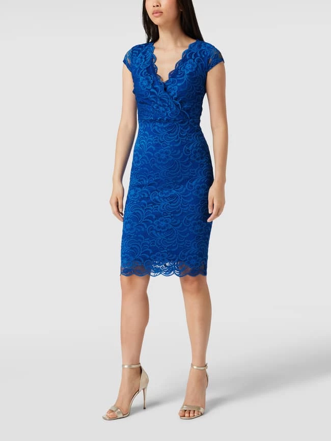 Lipsy Cocktailkleid Mit Kappärmeln - Royalblau 3 Lipsy Cocktailkleid Mit Kappärmeln - Royalblau
