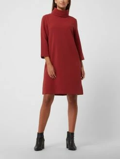 Tom Tailor Kleid Mit Rollkragen - Dunkelrot