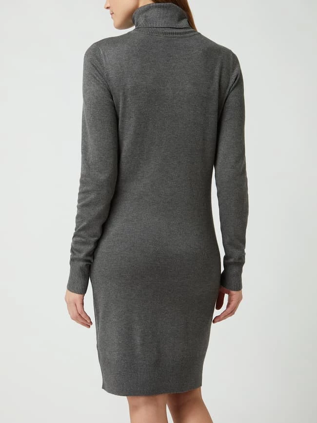 Saint Tropez Strickkleid Aus Viskosemischung Modell 'Mila' - Anthrazit 7 Saint Tropez Strickkleid Aus Viskosemischung Modell 'Mila' - Anthrazit – Bild 5