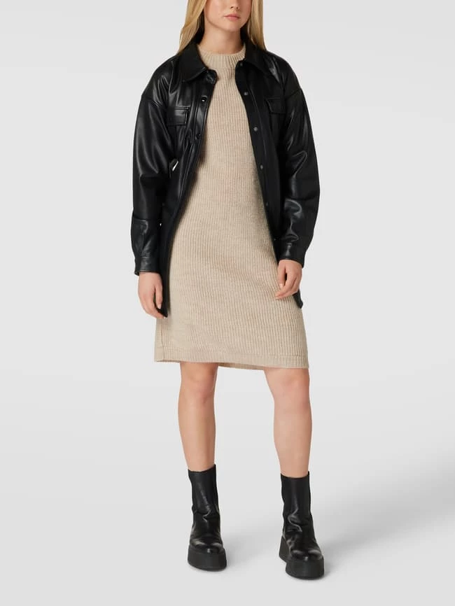 Only Knielanges Strickkleid Modell 'JADE' - Sand 3 Only Knielanges Strickkleid Modell 'JADE' - Sand