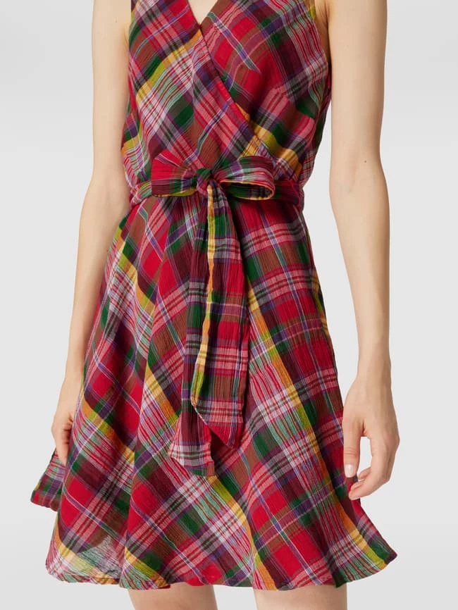 Lauren Ralph Lauren Kleid Mit V-Ausschnitt Modell 'TRISTESSA' - Pink 5 Lauren Ralph Lauren Kleid Mit V-Ausschnitt Modell 'TRISTESSA' - Pink – Bild 3