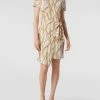 Lauren Ralph Lauren Knielanges Kleid Mit Allover-Muster - Offwhite