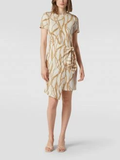 Lauren Ralph Lauren Knielanges Kleid Mit Allover-Muster - Offwhite