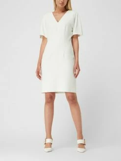 S.Oliver BLACK LABEL Etuikleid Mit Viskose-Anteil - Offwhite