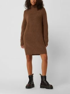 Tom Tailor Denim Strickkleid In Melange-Optik - Hellbraun