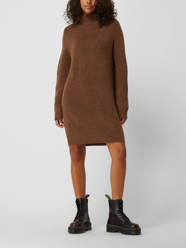 Tom Tailor Denim Strickkleid In Melange-Optik - Hellbraun 3 Tom Tailor Denim Strickkleid In Melange-Optik - Hellbraun