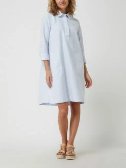 Christian Berg Woman Blusenkleid Aus Baumwolle - Blau